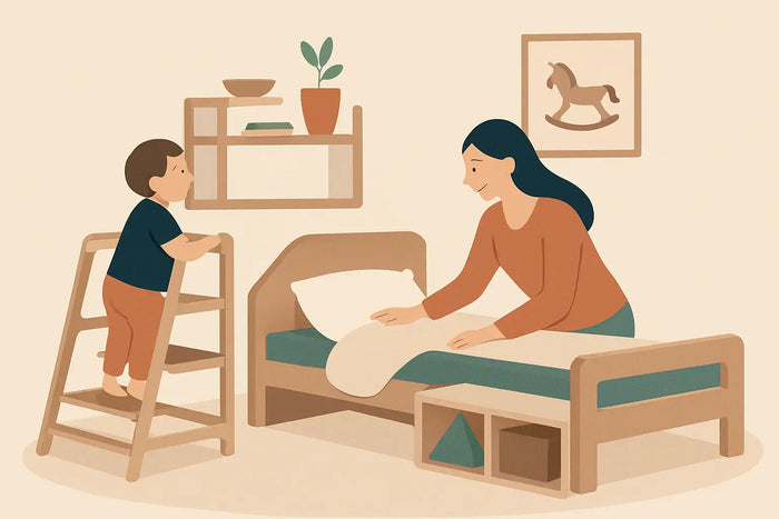 Výhody Montessori nábytku v běžné domácnosti