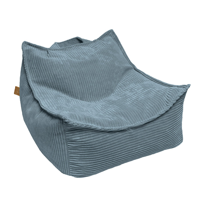 MeowBaby® Sedací vak Sako Bag Aesthetic – Tyrkysová