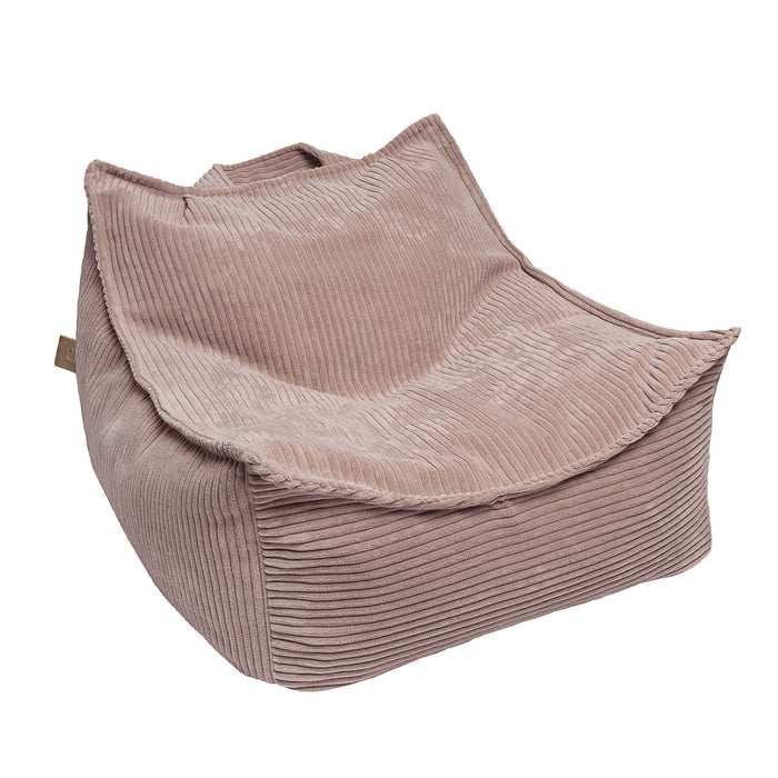 MeowBaby® Sedací vak Sako Bag Aesthetic – Pudrově růžová