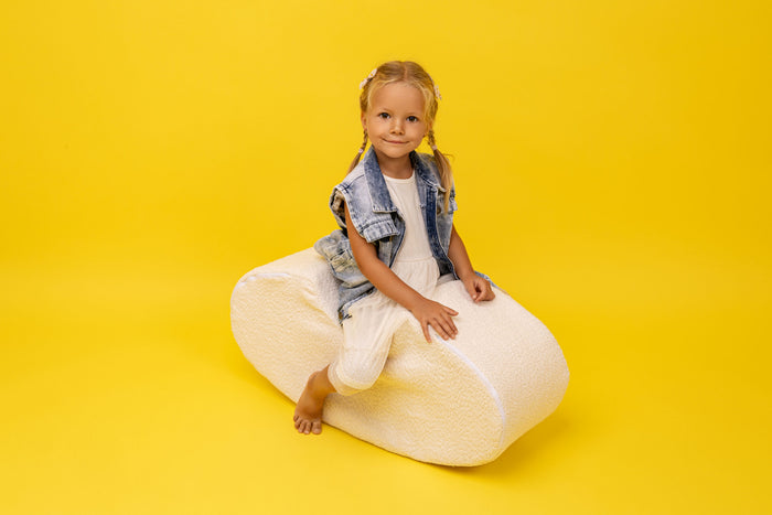 MeowBaby® Pěnový modul Bean Boucle – Bílá