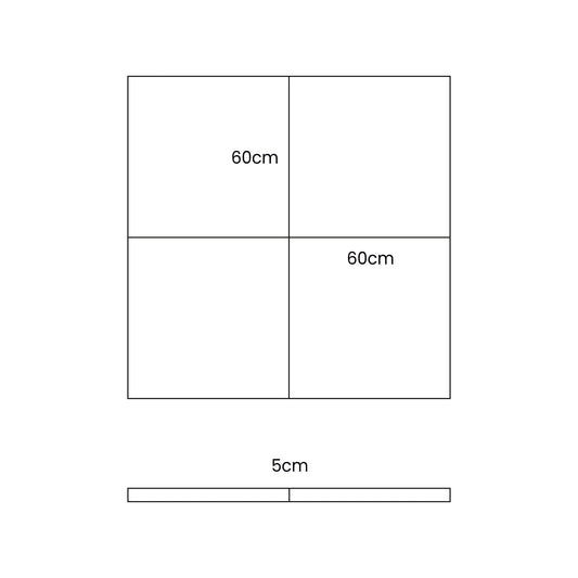 Play Mat for Kids - Square Powder Pink