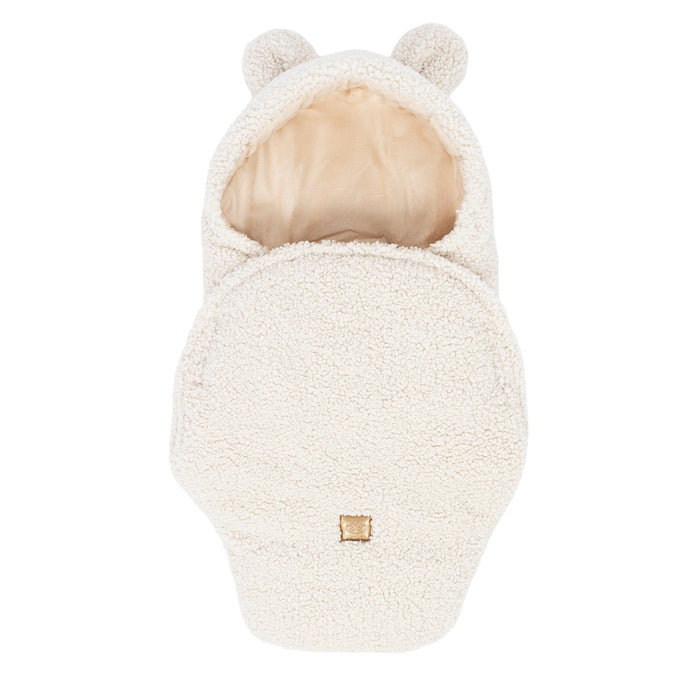 MeowBaby® Zavinovačka s oušky Bearly – Krémová