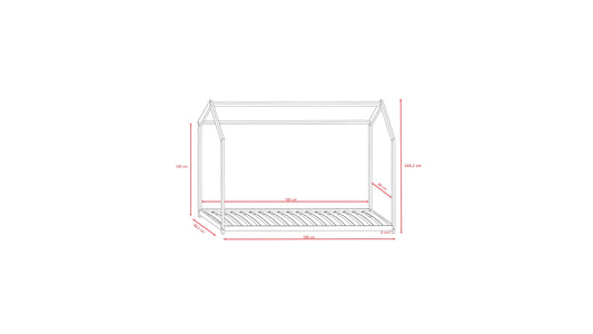 House Bed Bella - White