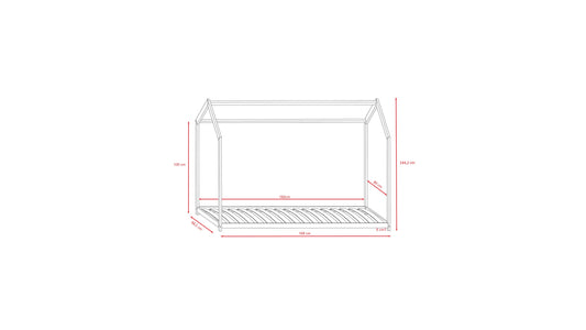 House Bed Bella - Natural