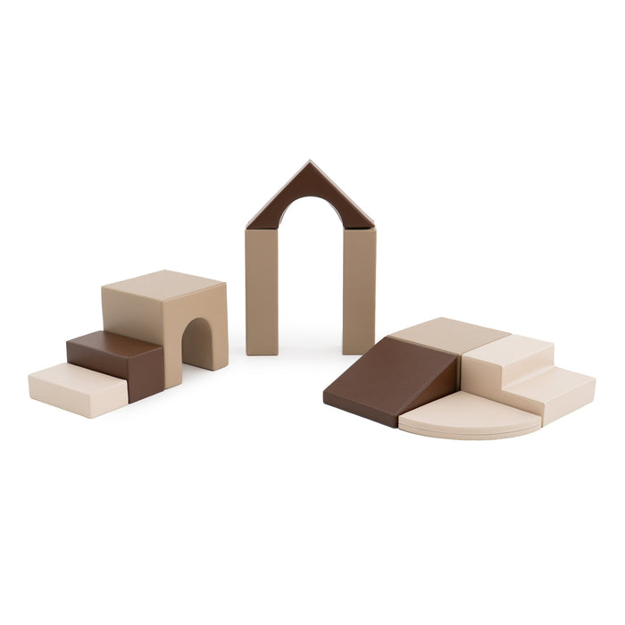 IGLU Soft Play® Pěnové hřiště Baby Gym (10 dílů) – Čokoládová