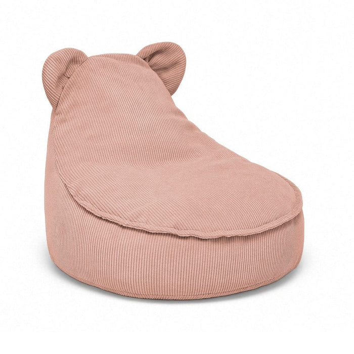MeowBaby® Sedací vak Sako Bag Teddy Slimcord – Cihlová