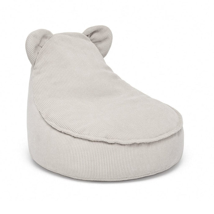 MeowBaby® Sedací vak Sako Bag Teddy Slimcord – Šedá