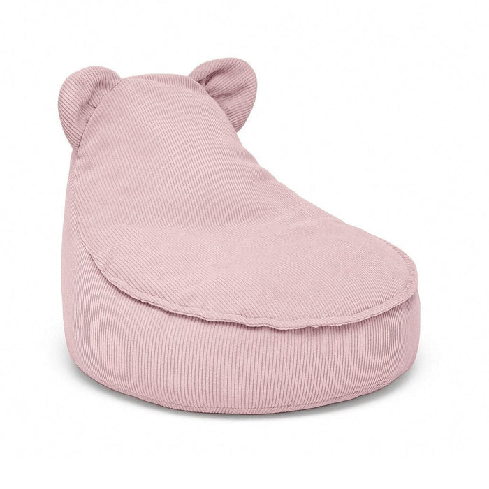 MeowBaby® Sedací vak Sako Bag Teddy Slimcord – Růžová