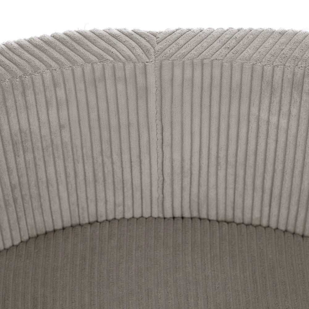 Suchý bazének s míčky Plush Nest, béžový manšestr 90 × 30 cm, perleťové, světle růžové a zlaté míčky – fotografie 6