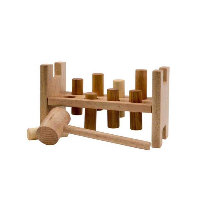 Dřevěná zatloukačka Wooden Story – Přírodní
