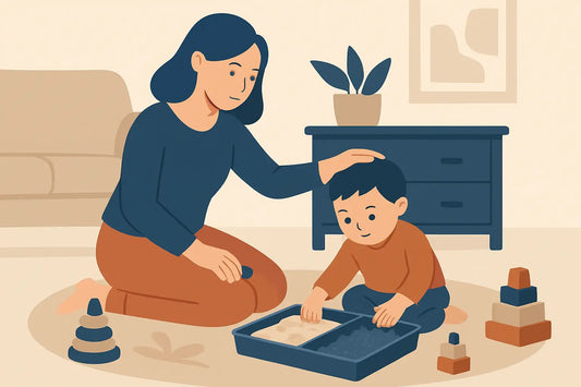 Tipy na smyslové hraní doma bez chaosu