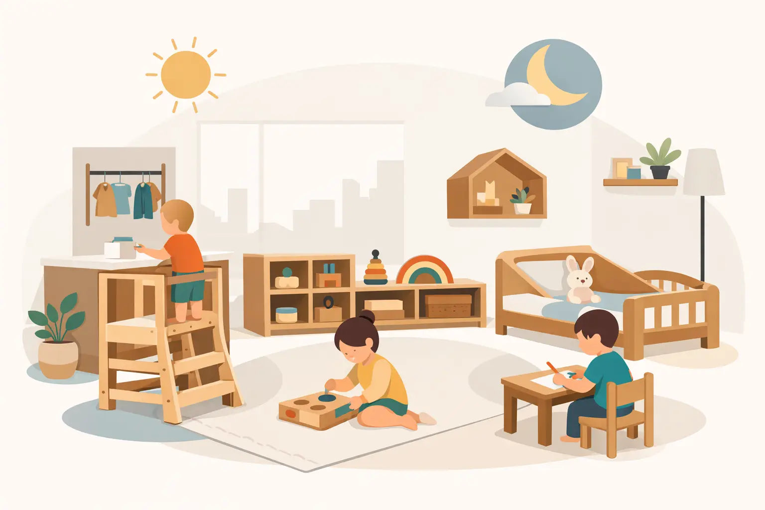 Průvodce montessori nábytkem do bytu