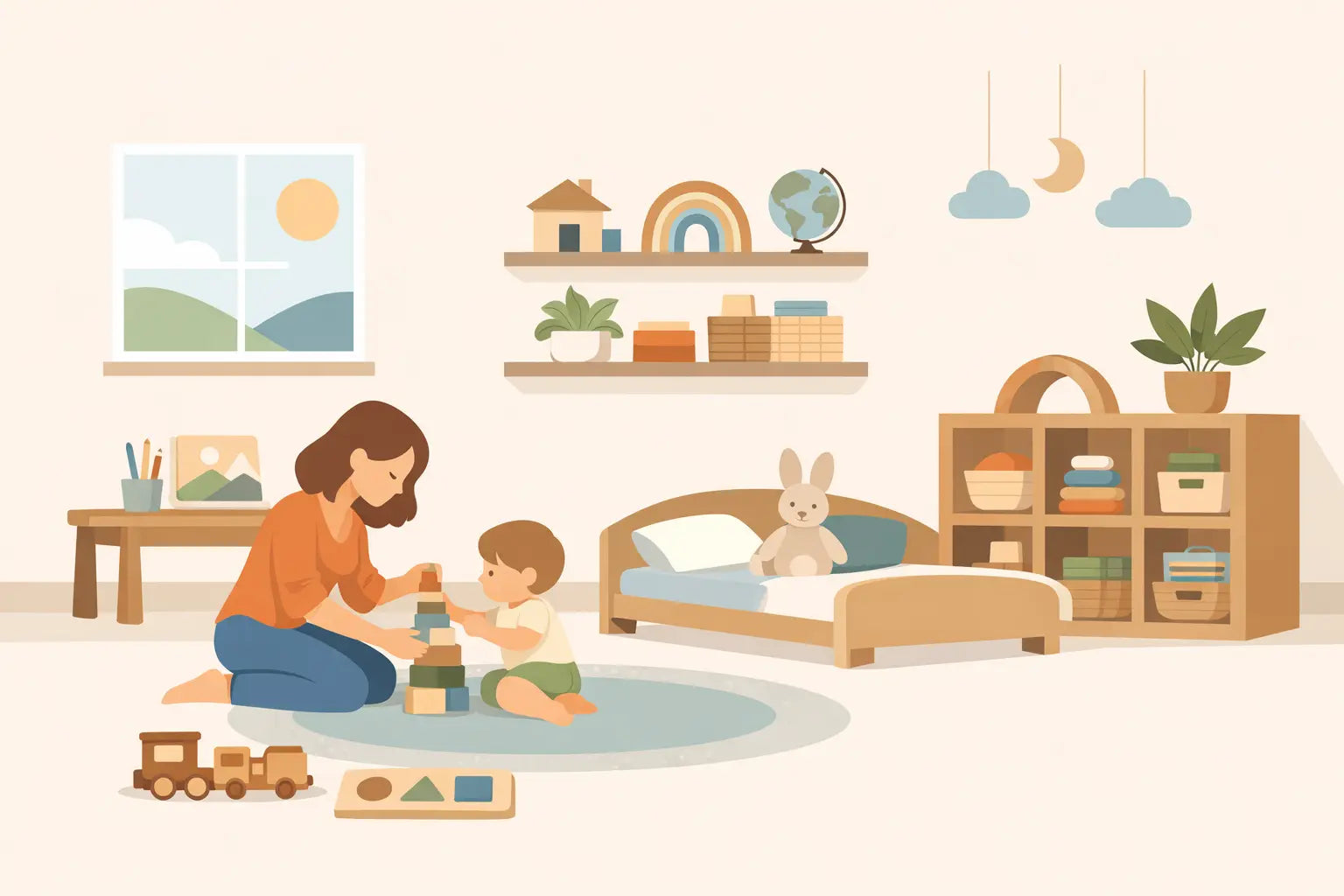 Jak zařídit montessori pokoj, který funguje
