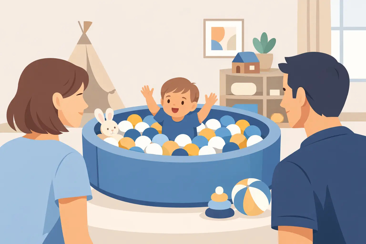 Ball pool doma: co říkají rodiče