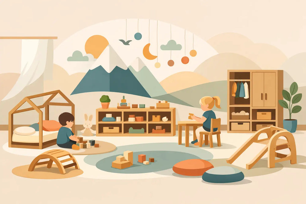 Trendy Montessori dětské pokoje 2026