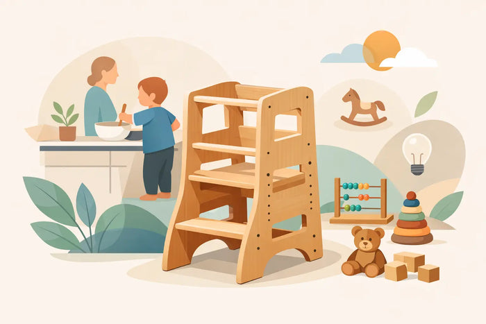 Recenze Montessori učící věže dřevěné