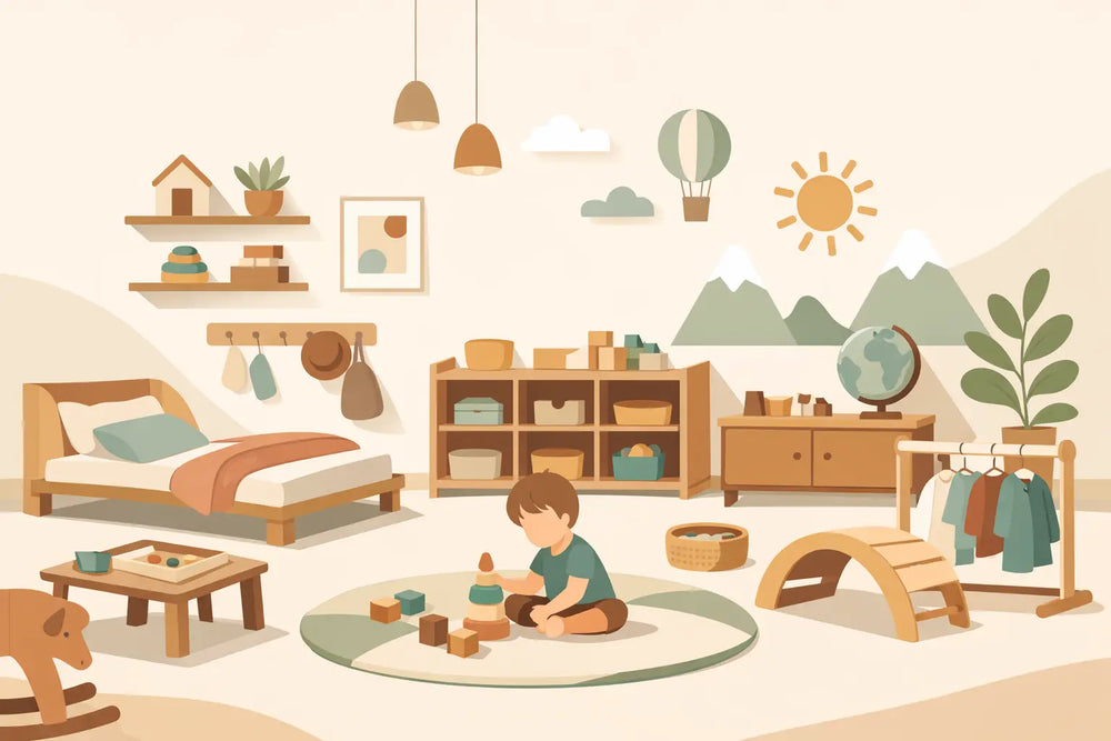 Jak zorganizovat dětský pokoj Montessori