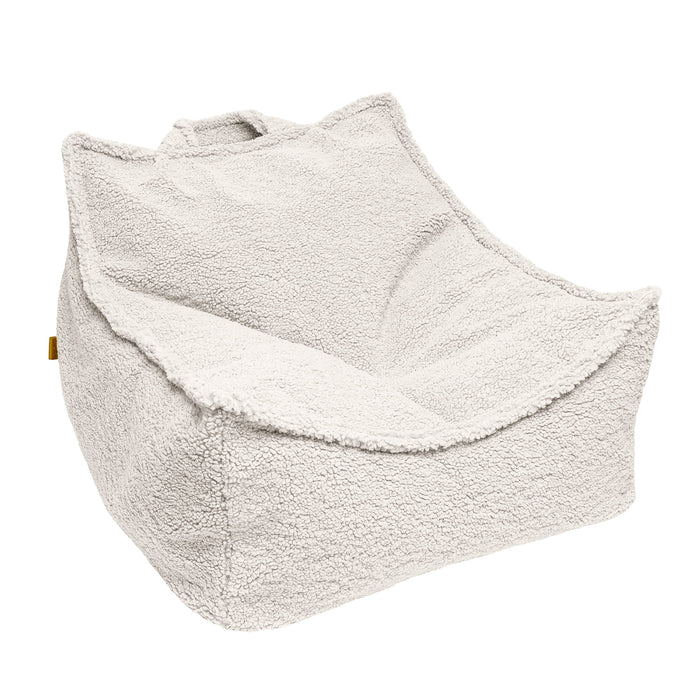 MeowBaby® Sedací vak Sako Bag Bearly – Krémová