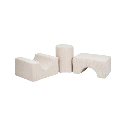 Aesthetic Shape Set 3-Elements - Ecru