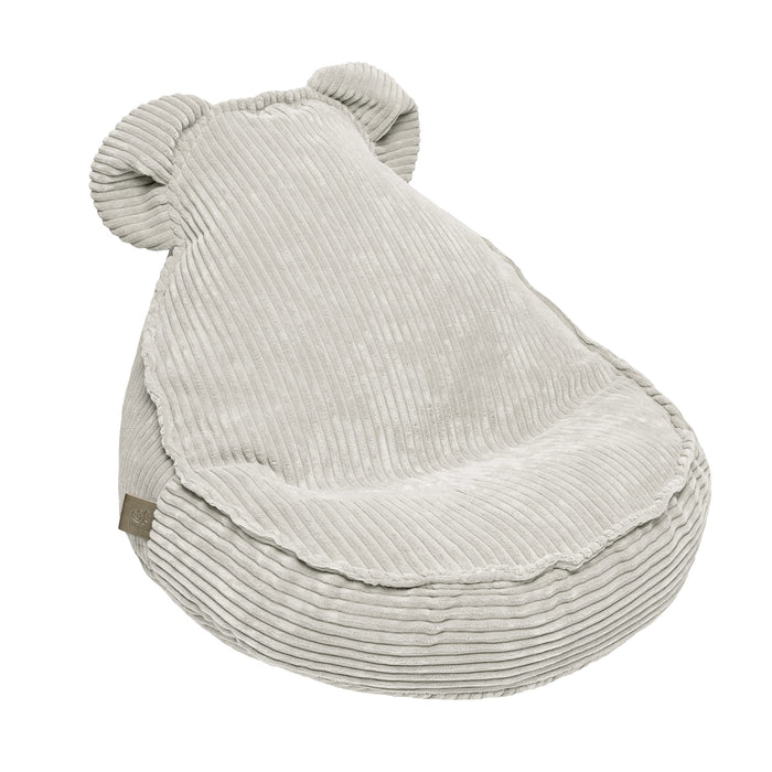 MeowBaby® Sedací vak Sako Bag Teddy Aesthetic – Ecru