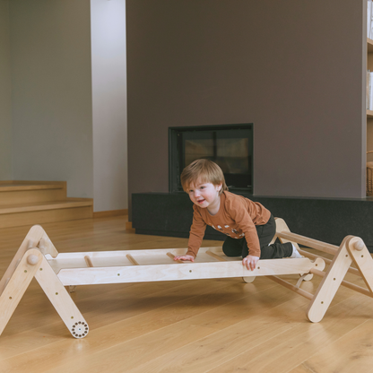 Piklerův trojúhelník MOPITRI® – 4 segmenty s klouzačkou/lezeckou rampou