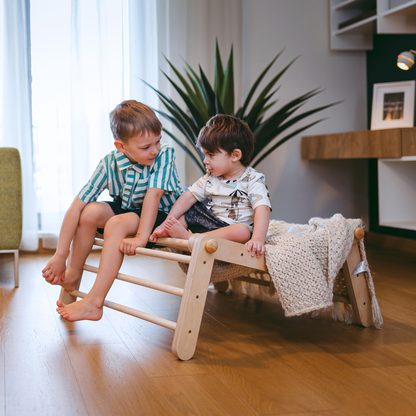 Piklerův trojúhelník MOPITRI® – 4 segmenty s klouzačkou/lezeckou rampou