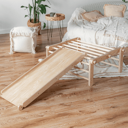 Piklerův trojúhelník MOPITRI® – 4 segmenty s klouzačkou/lezeckou rampou