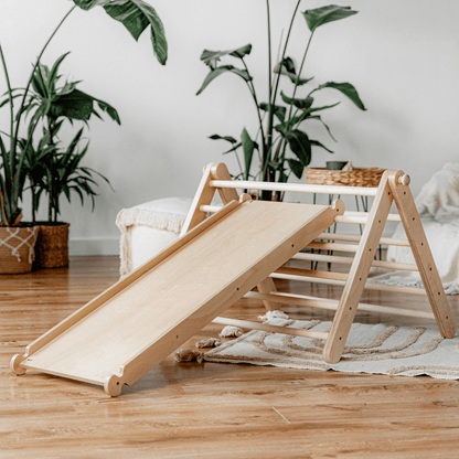 Piklerův trojúhelník SIPITRI® – 2 segmenty s klouzačkou/lezeckou rampou