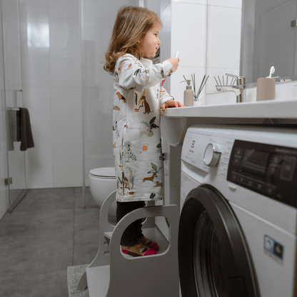 MIIMO® Montessori stolička – nastavitelný schůdek pro děti i dospělé - Šedá