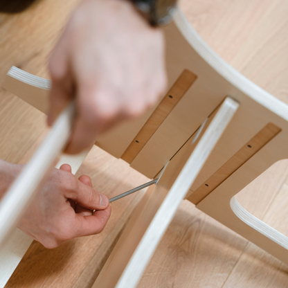 MIIMO® Montessori stolička – nastavitelný schůdek pro děti i dospělé - Šedá