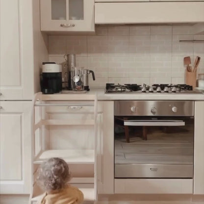 STEP UP Montessori učící věž - Bílá