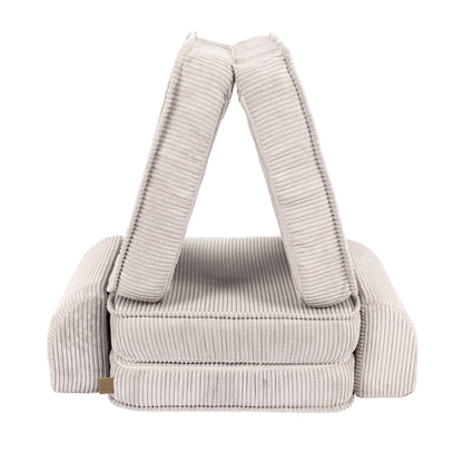MeowBaby® Malá Modulární Pohovka pro Děti - Aesthetic Ecru
