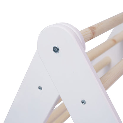 MeowBaby® Dřevěná Montessori Piklerová Prolézačka - Bílá