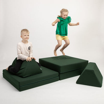 Activity Play Mattress Set - Deep Green