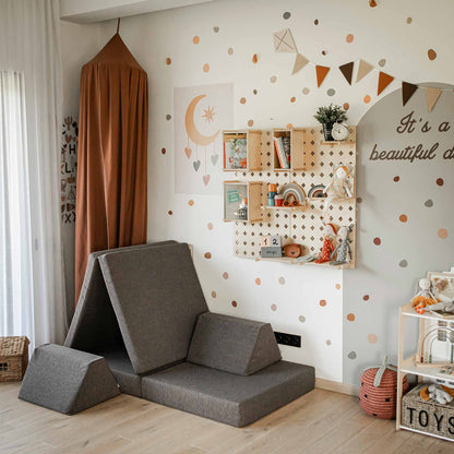 Monboxy Activity Play Sada - Tmavě Hnědá