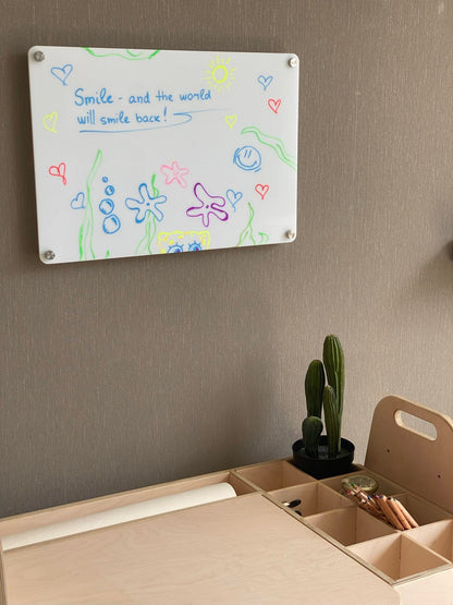 Akrylová tabule pro Montessori učení