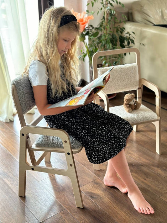 Adjustable Children Chair Luula - Cloud Mouse