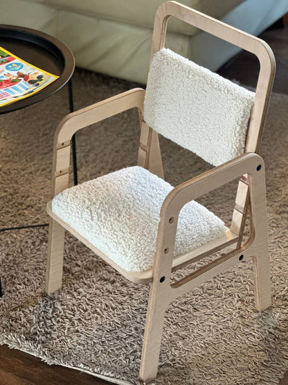Dětská židle s nastavitelnou výškou – Adjustable Children Chair „Vanilla Lamb“