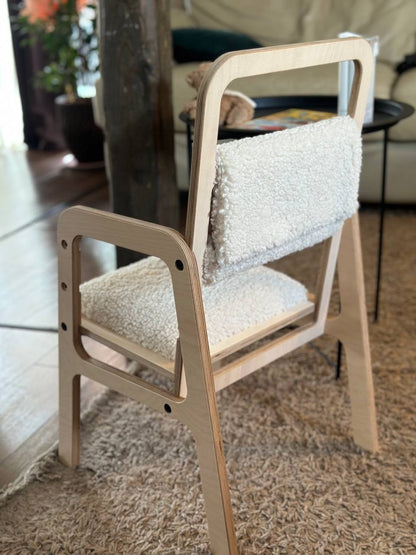 Dětská židle s nastavitelnou výškou – Adjustable Children Chair „Vanilla Lamb“