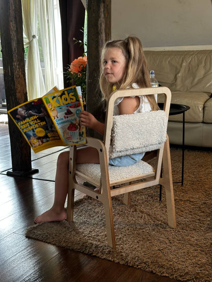 Dětská židle s nastavitelnou výškou – Adjustable Children Chair „Vanilla Lamb“