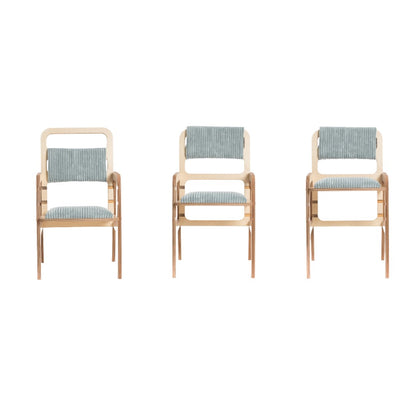 Montessori set – výškově nastavitelný stůl a židle Luula – Mint Green