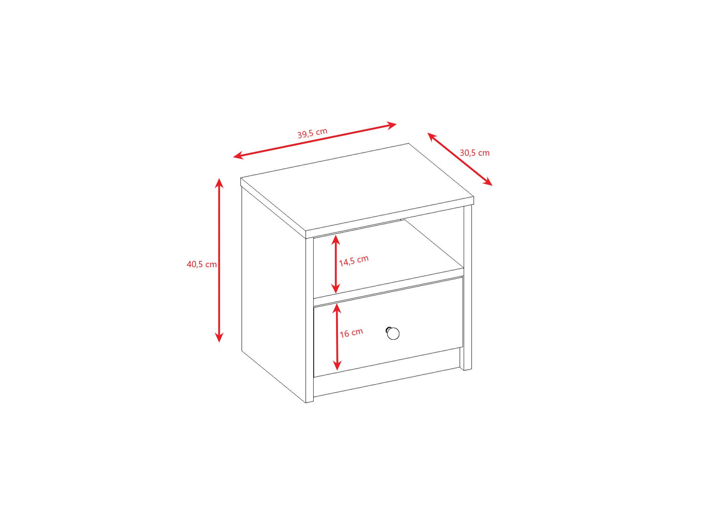 Babydreams Bedside Table