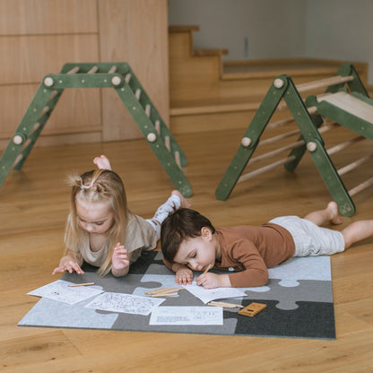 9-dílná puzzle hrací podložka – doplněk pro lezecké konstrukce
