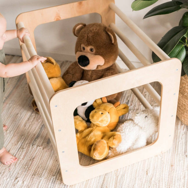 Ewart Woods dřevěná lezecí kostka pro batolata