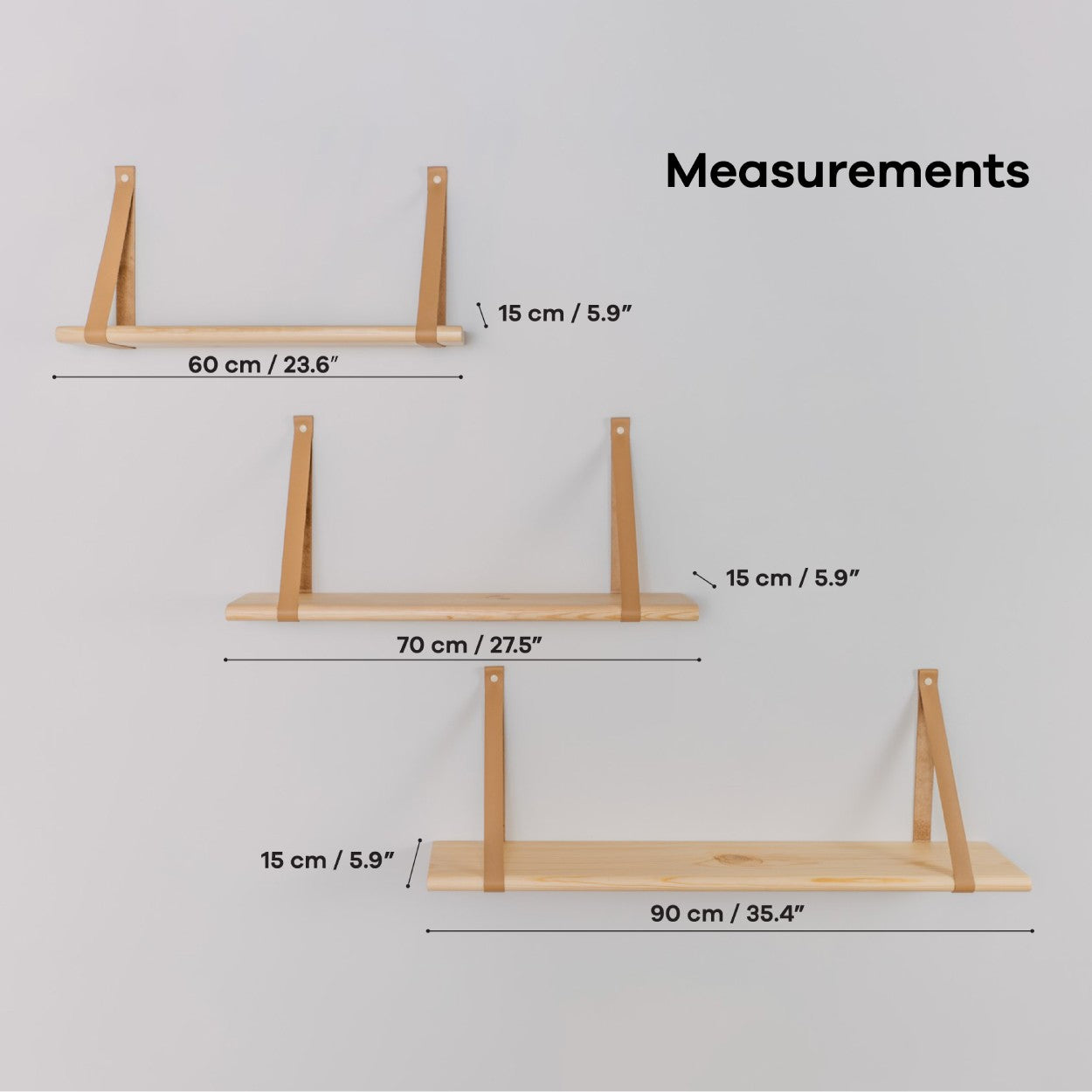 Floating Shelf, 70 cm 