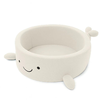 Foam Baby Ball Pit without balls - Whale Boucle