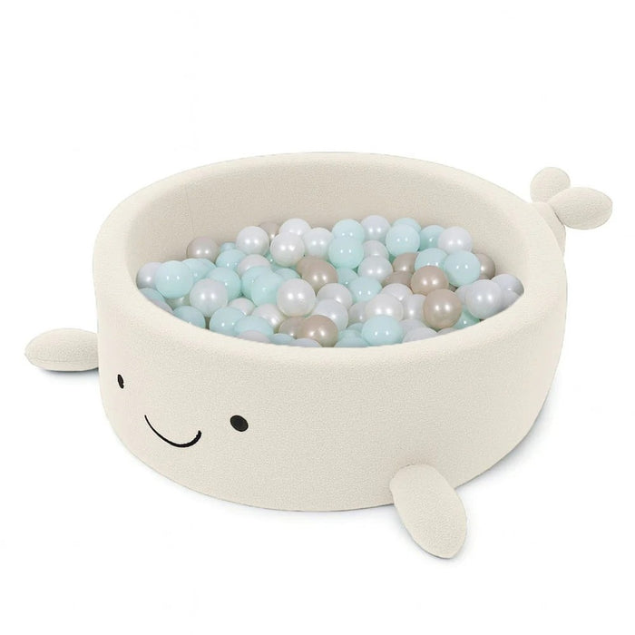 MeowBaby® Pěnový bazének Velryba Boucle bez míčků
