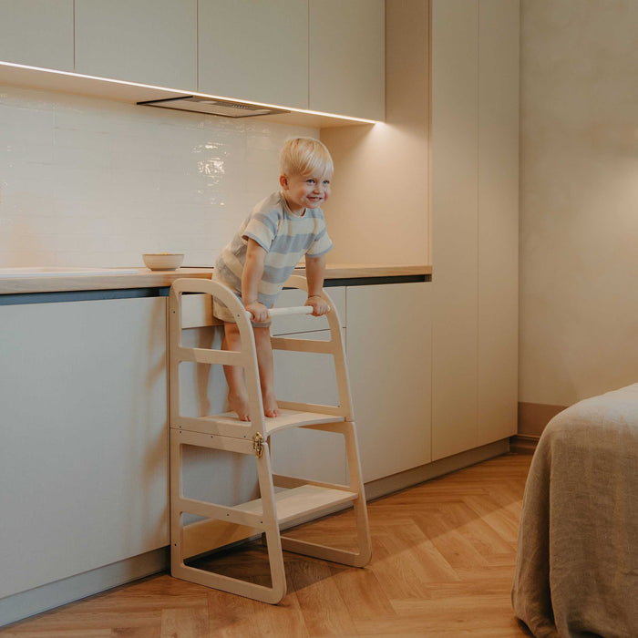 Učící věž 2v1 leg&go Sleekstep – věž, stoleček i židlička
