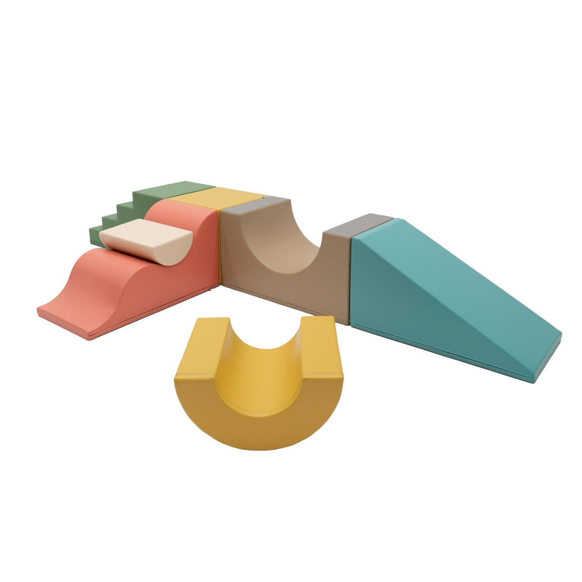 Adventure Gym Soft Play Set – Neutral Pastel