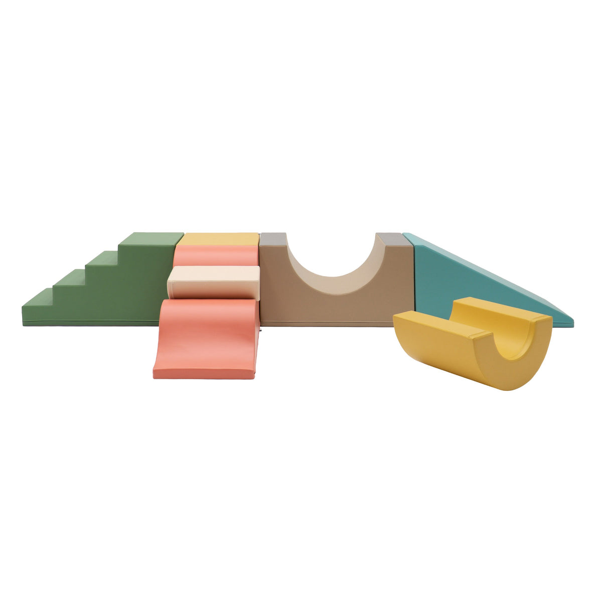 Adventure Gym Soft Play Set – Neutral Pastel